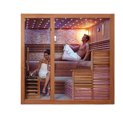 Hot Luxury Wet Steam Personal Use Sauna Salt Room Dengan Batu Garam