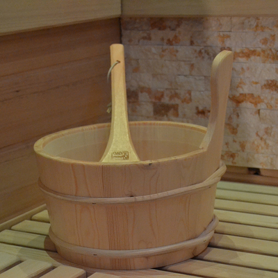 Steam Dry Outdoor Sauna Tradisional Panel Kontrol Komputer Kayu Solid Modern Hemlock Sauna