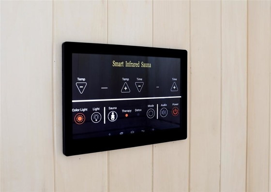 Ukuran Besar CE Steam Dry Sauna Kombinasi Rumah Keluarga 4 Orang Cedar Sauna