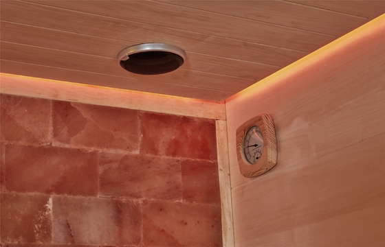 Kayu Aspen Reder Harvia Stone Salt Sauna Room Portable Dry Sauna Room Outdoor