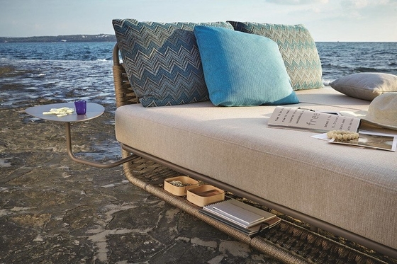 Leisure Outdoor Patio Furniture Pool Sun Loungers Tali Anyaman Daybed