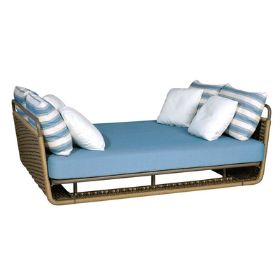Leisure Outdoor Patio Furniture Pool Sun Loungers Tali Anyaman Daybed