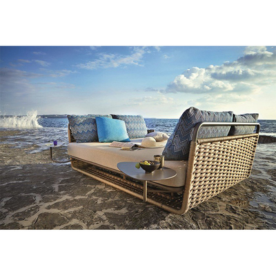 Leisure Outdoor Patio Furniture Pool Sun Loungers Tali Anyaman Daybed