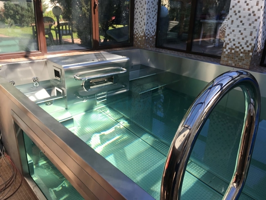Taman Hidromassage Indah Bingkai Logam kolam renang inground modular Spa Berenang Mewah 12x24 Kolam Renang Inground