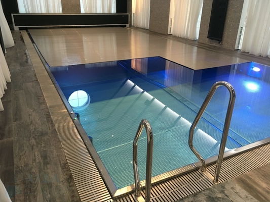 Taman Hidromassage Indah Bingkai Logam kolam renang inground modular Spa Berenang Mewah 12x24 Kolam Renang Inground