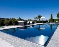 Struktur Stainless Steel Mewah Pool Steel Panel Liner Untuk Villa Hotel Dalam Ruangan