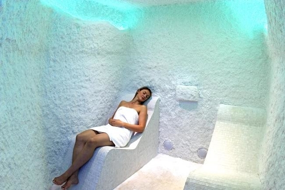 Ruang Gua Garam Sauna Dengan Sertifikat Garam Himalaya CE / ETL / TUV