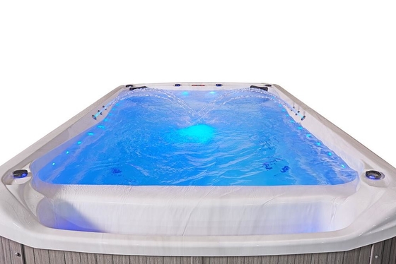 Hydrotherapy Fiberglass Hot Tub Di Atas Tanah Berenang Spa Kolam Renang Prefabrikasi