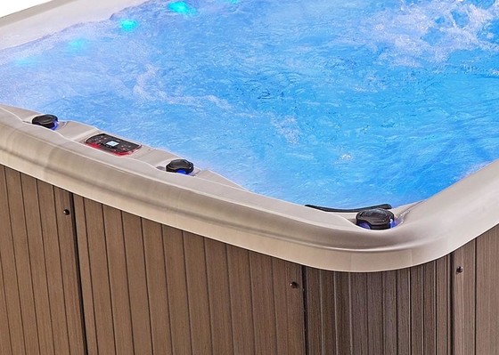 Hydrotherapy Fiberglass Hot Tub Di Atas Tanah Berenang Spa Kolam Renang Prefabrikasi