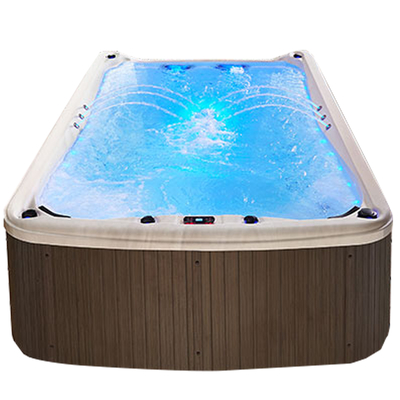 Hydrotherapy Fiberglass Hot Tub Di Atas Tanah Berenang Spa Kolam Renang Prefabrikasi