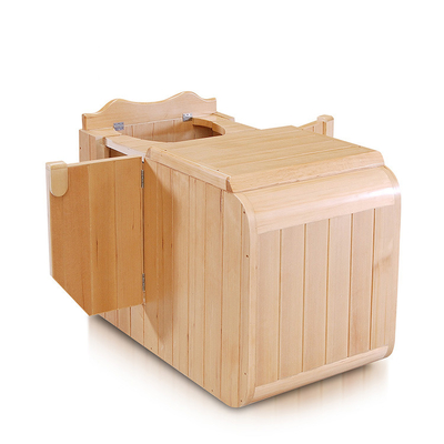 Hemlock Inframerah Setengah Tubuh Sauna 0.9kw 220V Ruang Sauna Portabel
