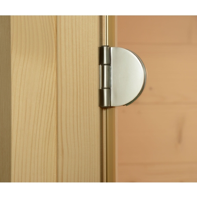 2 Orang Kayu Sauna Dalam Ruangan Solid Nordic Spruce Steam 6kw
