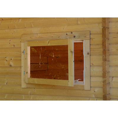 Outdoor Nordic Spruce Kayu 6 Orang Inframerah Jauh Sauna Cabin Tradisional