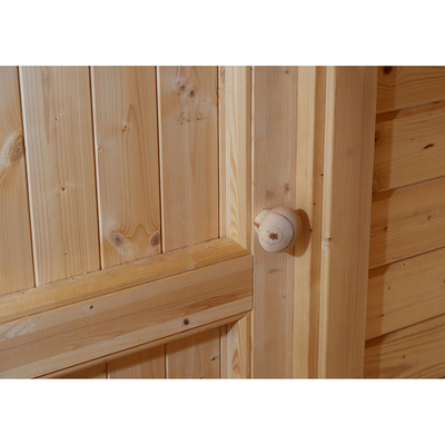 Outdoor Nordic Spruce Kayu 6 Orang Inframerah Jauh Sauna Cabin Tradisional