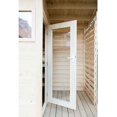 Kabin Sauna Inframerah Jauh Kayu 6 Orang Nordic Spruce Outdoor